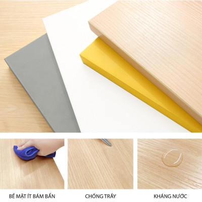 Kệ Sách Gỗ Nhiều Ngăn Màu Trắng Phối Walnut Đẹp Tinh Tế, Hiện Đại SIB Decor KS021