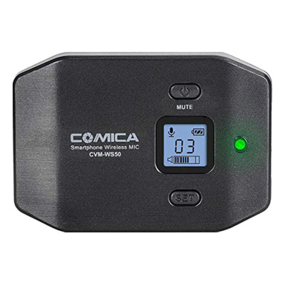 Micro Không Dây Cho Điện Thoại Comica CVM-WS50B - Hàng Chính Hãng