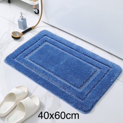 Thảm lau chân, thảm chùi chân thấm nước ROOM MAT sợi len trơn chống trượt, cho phòng khách, phòng tắm - Giao màu ngẫu nhiên