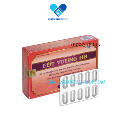 Combo 2 Hộp Cốt Vương HD thảo dược mạnh gân cốt, giảm đau nhức mỏi xương khớp - Hộp 30 viên