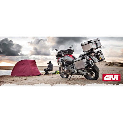  Áo mưa bộ Givi RRS07 mẫu mới  màu xám cao cấp, chống thấm ướt, dùng đi phượt đường xa, xe máy