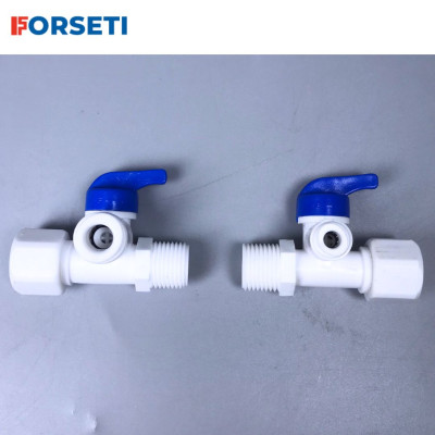 Khoá cấp nước nhựa, inox phi 6, phi 10 cho máy lọc nước RO Karofi, Kangaroo, Sunhouse,...  - Hàng nhập khẩu