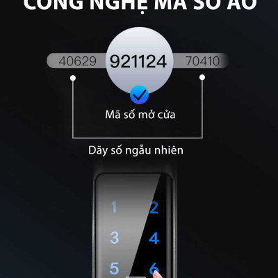 Khóa thông minh cửa nhôm Kitos KT-AL650 Plus