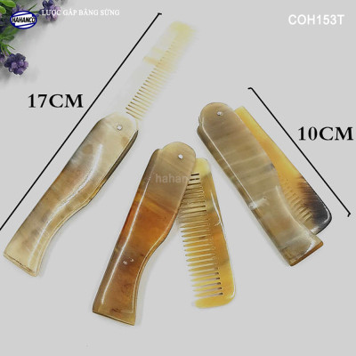 Lược Sừng Gấp Gọn - Loại Bỏ Túi Dành Cho Nam Thuận tiện Dễ sử dụng Tạo kiểu tóc - COH153T