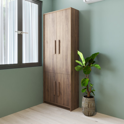 HAPPY FURNITURE , Tủ lưu trữ 4 cửa mở - RUBEL, TCM_227, 80cm x 30cm x 210cm DxRxC