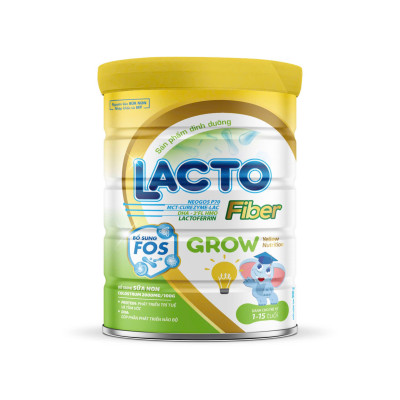 Sữa tăng chiều cao Lacto Fiber Grow 900g ( từ 1-15 tuổi)