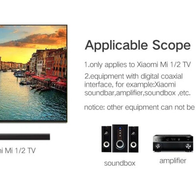 Ugreen UG20733AV132TK 2M chỉ dùng cho tv xiaomi màu Xám Cáp âm thanh bông sen Coaxial sang 3.5mm dương cao cấp - HÀNG CHÍNH HÃNG