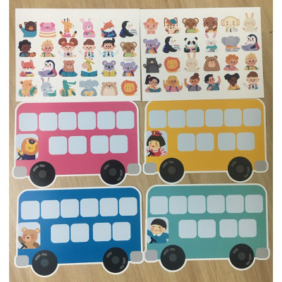 Bộ trò chơi tương tác cho bé: Lên xe buýt cùng Yumi