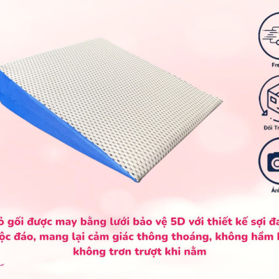 Gối Latex Foam Chống Trào Ngược Cho Người Lớn Kingroll 