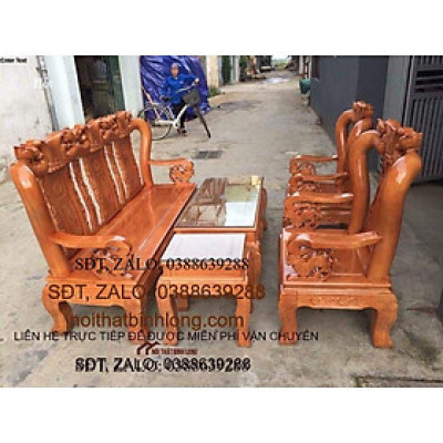 Bàn ghế minh quốc đào gỗ xoan ta