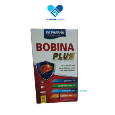 Viên uống bổ gan Bobina Plus PV Chai 60 viên