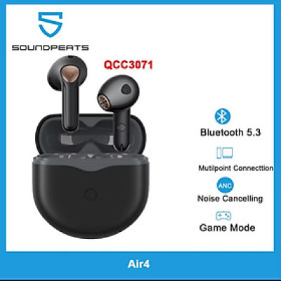 Tai Nghe True Wireless SoundPEATS Air4 (Bản nâng cấp SoundPEATS Air3) Bluetooth 5.3 - Hàng Chính Hãng