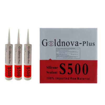 Keo Silicone Goldnova S500-5 Hộp; Hộp =25 Lon/300ml; Màu Trong