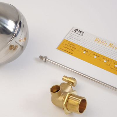 Van cơ đồng, phao Inox ren ngoài 21mm Eurolife EL-PC21