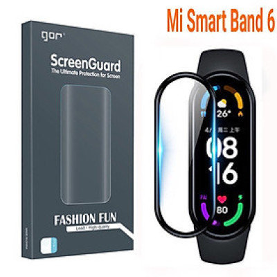 Bộ 2 Miếng Dán Màn Hình 3D GOR Cho Đồng Hồ Xiaomi Mi band 6, Mi band 7, Mi band 8/ Mi band 9/ Mi band 10 - Hàng Chính Hãng