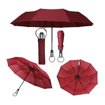 Ô dù 10 nam cầm tay che nắng mưa chống tia UV gập gọn 