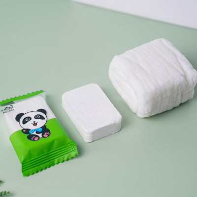 10 Viên Khăn Nén Beyaki Du Lịch Hoặc Công Tác Vải Bông Dày Dặn Êm Mịn 24x40 cm