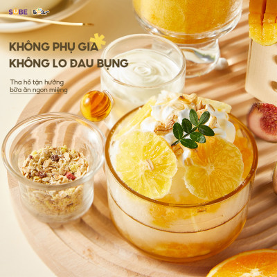 Máy Xay Sinh Tố Bear Máy Xay Cầm Tay Máy xay Đa Năng Tích Điện Xay Smoothie Xay Nhuyễn Rau Củ SB-MX04K - Hàng Chính Hãng