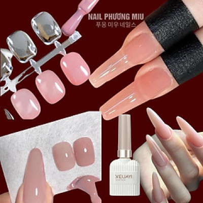 Tổng Hợp Sơn Thạch Lẻ Màu Siêu Xinh XEIJAYI Cao Cấp 15ml Màu Hồng đào Nude, Hồng đậm Sáng, Hồng Light Làm Nail Sơn thường Gel Phong Cách Đẹp Nhẹ Nhàng