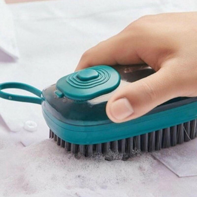 Bàn Chải Chà Chân, Chà Sàn, Bàn Chải Quần Áo Đa Năng Có Ngăn Đựng Nhả Xà Phòng Cao Cấp Tiện Lợi