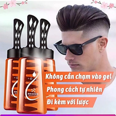 Lược  vuốt tóc cho nam cao cấp ,chai lớn 260ml 2 trong 1  ,tạo kiểu ,tạo nếp giữ tóc 24 giờ , mang lại vẻ đẹp  quyến rũ nam tính 