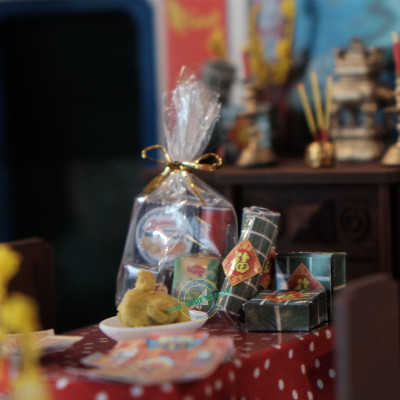 MÔ HÌNH TỰ LẮP RÁP DIY TẾT SÀI GÒN XƯA TÍ HON - TẾT SUM VẦY - TX06