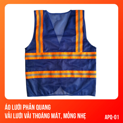 Áo Phản Quang Lưới - Mỏng Nhẹ - Sử Dụng Đa Lĩnh Vực