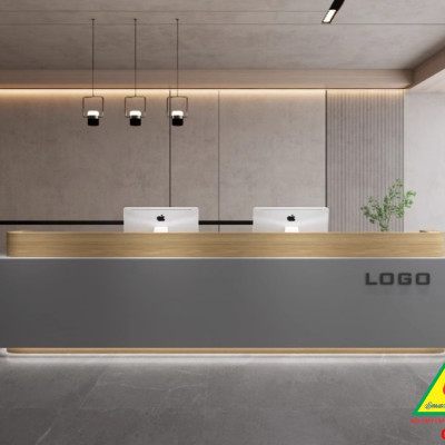 Bàn thu ngân, bàn lễ tân, bàn tính tiền bằng gỗ MDF QTT510- NỘI THẤT LẮP RÁP VIENDONGADV