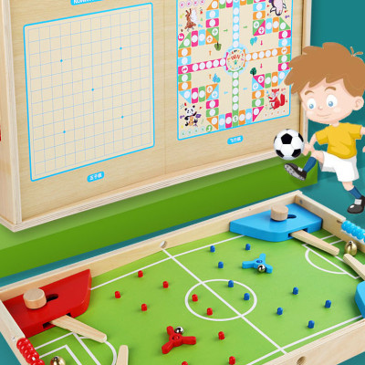 Bộ Đồ Chơi Gỗ Cao Cấp 3IN1, Đồ Chơi Gỗ Cờ Caro, Bộ Đồ Chơi Cờ Cá Ngựa Cho Bé, Đồ Chơi Vận Động Bóng Bàn Mini.  - Chính Hãng BABYBOSS.