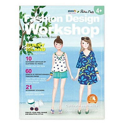 Sách Vẽ Thiết Kế Dán Hình Quần Áo Và Phụ Kiện Đi Biển 29043BN