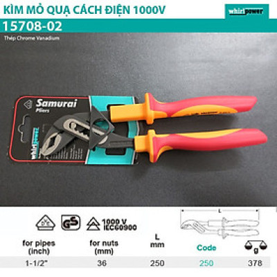 KÌM MỎ QUẠ 10" WHIRLPOWER (CÁCH ĐIỆN 1000V) 15708-02-250