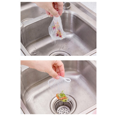 Sét 100 túi lọc rác ,chặn rác bồn rửa chén ,dạng lưới siêu bền ,có chun 2 đầu co giãn ,chống tắc nghẽn 