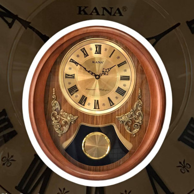 Đồng hồ treo tường quả lắc, có nhạc chuông KN-V1