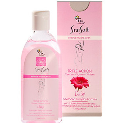 Gel vệ sinh phụ nữ Fixderma Srai Soft Gel – Daisy (Hương Hoa Cúc) (100g)