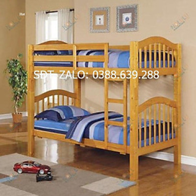 Giường 2 Tầng Uni 1m-1m Gỗ Tự Nhiên - Vàng