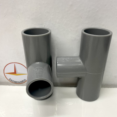 Tê giảm 34 x 27 nhựa PVC Bình Minh_T34x27