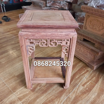 Đôn gỗ hương đá để đồ đa năng kt cao 70×30cm