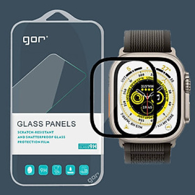 Miếng Dán Cường Lực GOR Phủ Sapphire Dành Cho Apple Watch Ultra 49mm (Bộ 2 Miếng) - Hàng Chính Hãng