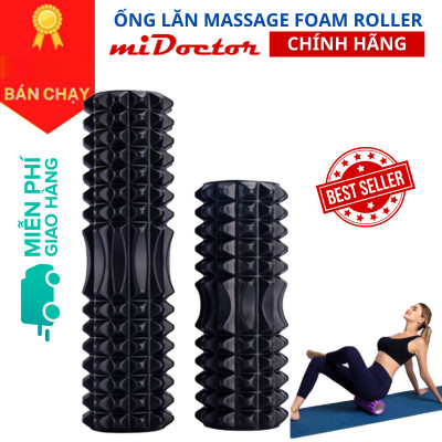 Con Lăn Foam Roller Massage Gai 33cm 45Cm Dãn Cơ Tập Gym, Yoga, Thể Hình miDoctor