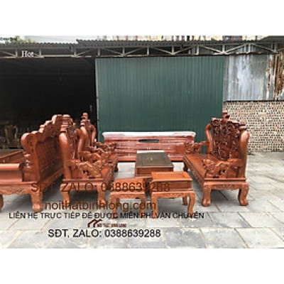 Bộ bàn ghế hoàng gia và bộ rồng khuỳnh