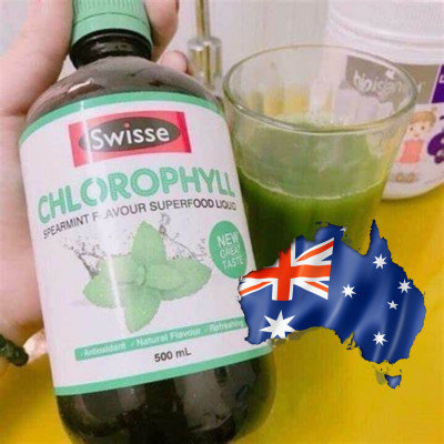Nước diệp lục cô đặc Úc Swisse Chlorophyll hỗ trợ làm chậm quá trình lão hóa, cải thiện sức khỏe da, tăng cường sức khỏe chung- OZ Slim Store