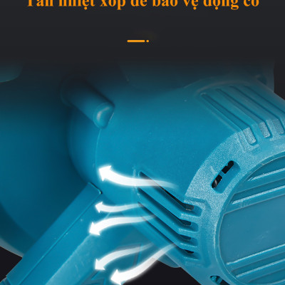 Thổi Bụi Pin Cầm Tay ABG Thể Cơ Điện Máy Thổi Bụi Không Dây Thuận Tiện Hơn Khi Sử Dụng Với Thiết Kế Kiểu Dáng Hiện Đại Ứng Dụng Nhiều Trong Các Xưởng Mộc, Vệ Sinh Máy Móc, Nhà Cửa, Lông Thú Cưng, Ô tô – Hàng Chính Hãng