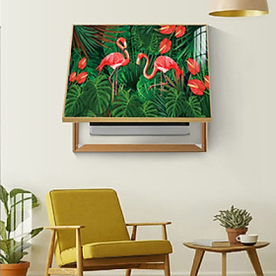 Tranh Che Ổ Điện Nhiều Mẫu Chim Hồng Hạc Hiện Đại Phù Hợp với Phòng Khách, Phòng Ngủ, Văn Phòng