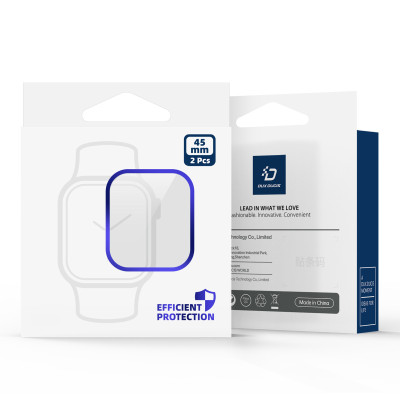 Bộ 2 Miếng Dàn Màn Hình PMMA Dành Cho Apple Watch 10/ 9 / 8 / 7 / 6 / 5 / 4 / SE / SE 2, Dux Ducis, chống vân tay_ Hàng chính hãng