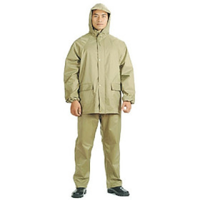 Bộ Quần Áo Mưa Quân Đội, Quân Nhu Chống Thấm  - Màu Vàng