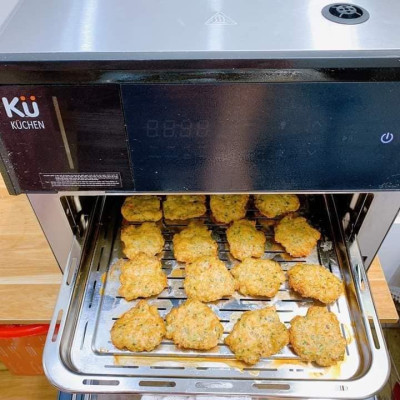 Nồi Chiên Không Dầu Kết Hợp Nồi Hấp - KUCHEN ĐỨC -  KU PCL2228 - 15 Lít - Hàng chính hãng.