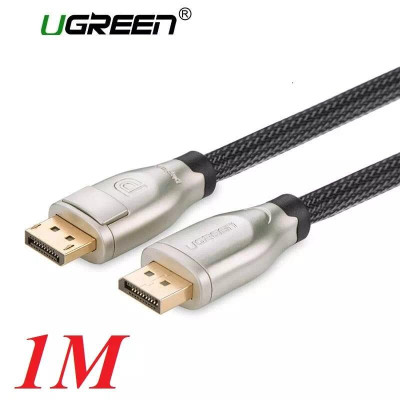 Ugreen UG30118DP107TK 1M Màu Đen Cáp 2 Đầu Displayport V1.2 cao cấp hỗ trợ 4K*2K 60GHz - HÀNG CHÍNH HÃNG