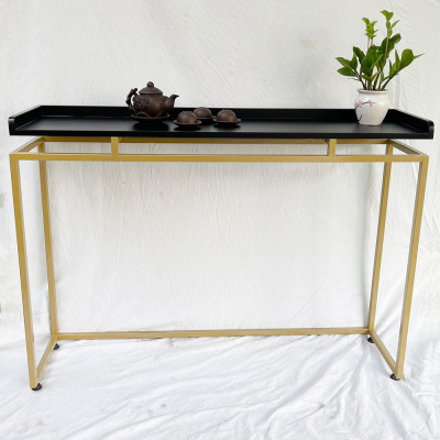 Bàn console trang trí SAM mặt gỗ khung sắt Juno sofa CSTCT037 120x30x80 cm nhiều màu lựa chọn