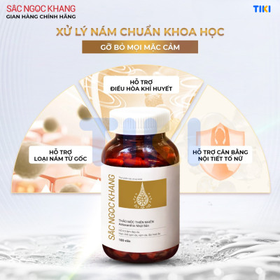 Combo 3 Hộp Sắc Ngọc Khang Vi tảo lục làm mờ sạm nám hiệu quả