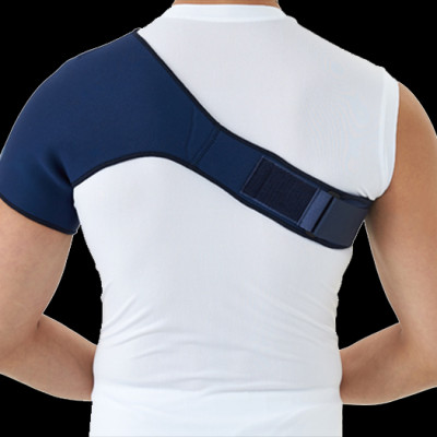 Đai hỗ trợ vai đàn hồi Dr.Med DR-128 trật khớp đòn, bong gân, viêm khớp - nhập khẩu Hàn Quốc